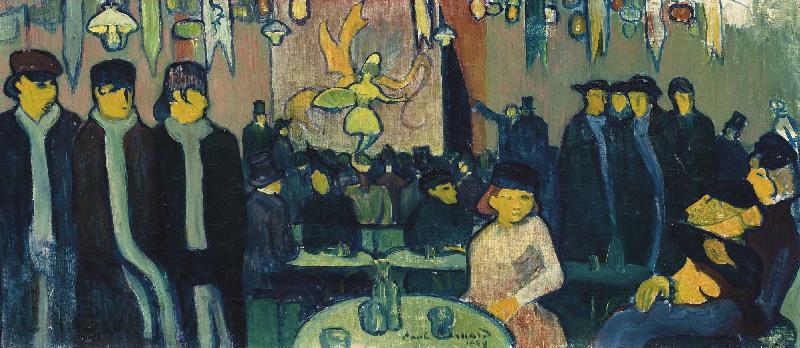 Emile Bernard Le Tabarin ou Cabaret a Paris Norge oil painting art